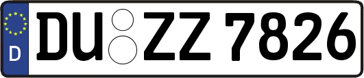 DU-ZZ7826