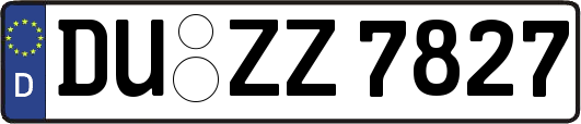 DU-ZZ7827