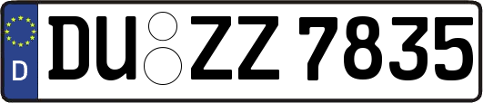 DU-ZZ7835
