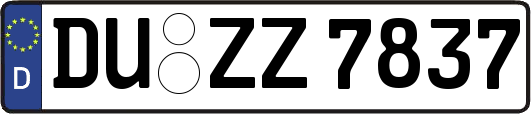 DU-ZZ7837