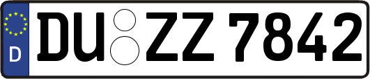 DU-ZZ7842