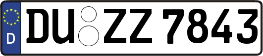 DU-ZZ7843