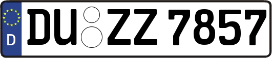DU-ZZ7857