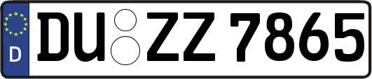 DU-ZZ7865