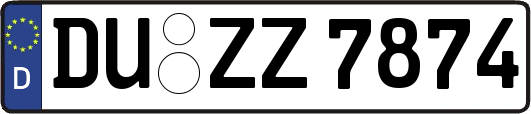 DU-ZZ7874