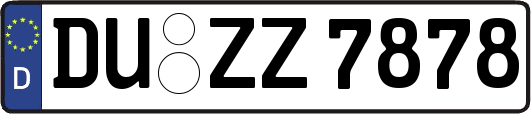 DU-ZZ7878
