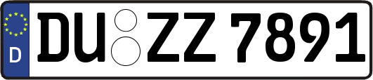DU-ZZ7891
