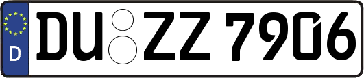 DU-ZZ7906