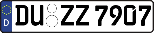 DU-ZZ7907