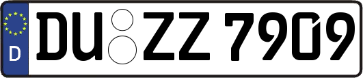 DU-ZZ7909