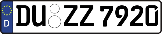 DU-ZZ7920