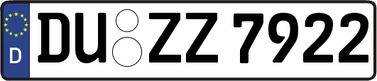 DU-ZZ7922