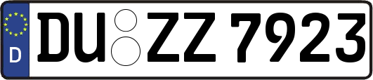 DU-ZZ7923