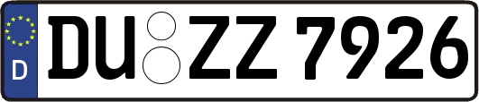 DU-ZZ7926