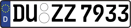 DU-ZZ7933