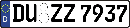 DU-ZZ7937