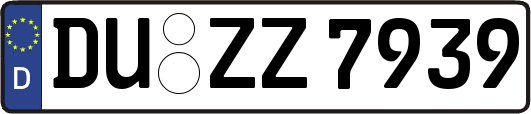 DU-ZZ7939