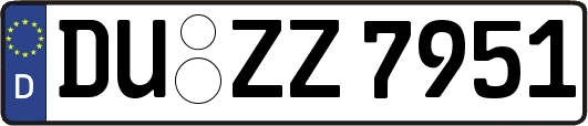 DU-ZZ7951