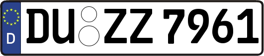 DU-ZZ7961