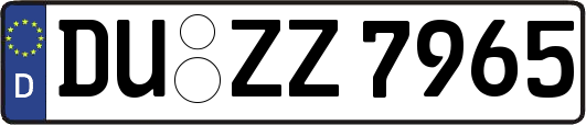DU-ZZ7965