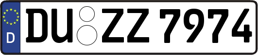DU-ZZ7974