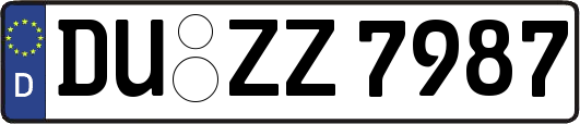 DU-ZZ7987