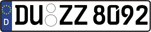DU-ZZ8092
