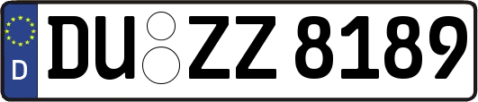DU-ZZ8189