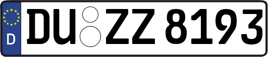 DU-ZZ8193