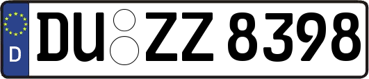 DU-ZZ8398