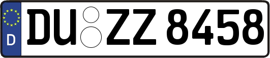 DU-ZZ8458