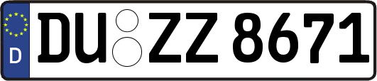 DU-ZZ8671
