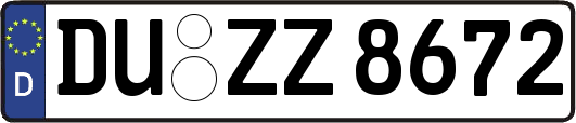 DU-ZZ8672