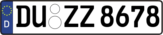 DU-ZZ8678