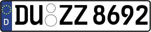 DU-ZZ8692