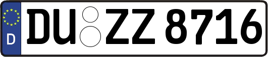 DU-ZZ8716
