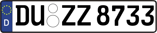 DU-ZZ8733