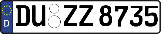 DU-ZZ8735