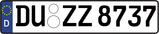 DU-ZZ8737
