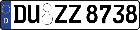 DU-ZZ8738