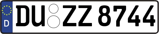DU-ZZ8744