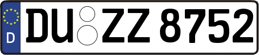 DU-ZZ8752