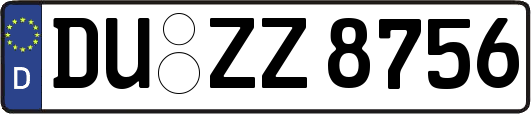 DU-ZZ8756