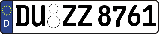 DU-ZZ8761