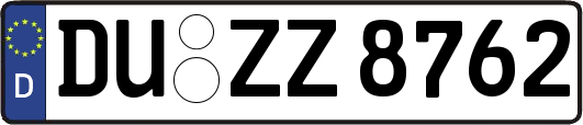 DU-ZZ8762