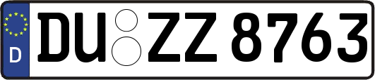 DU-ZZ8763