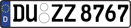 DU-ZZ8767