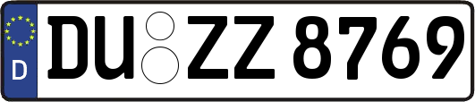 DU-ZZ8769