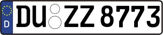 DU-ZZ8773