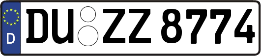 DU-ZZ8774